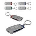 Union Printed, Silver LED Key Chain